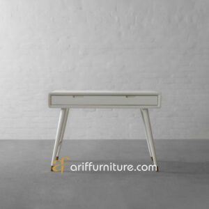 Meja Belajar Simple Minimalis Kayu Jepara Terbaru