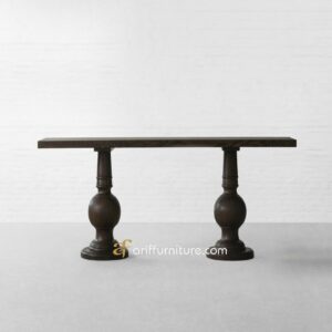 Meja Hiasan Ruang Tamu Minimalis Console Vintage