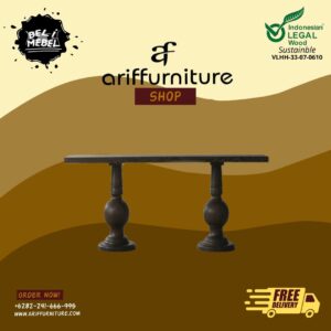 Meja Hiasan Ruang Tamu Minimalis Console Vintage