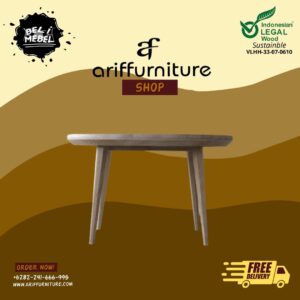 Meja Makan Model Minimalis Kayu Jati Terbaru