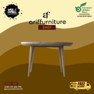 Meja Makan Model Minimalis Kayu Jati Terbaru
