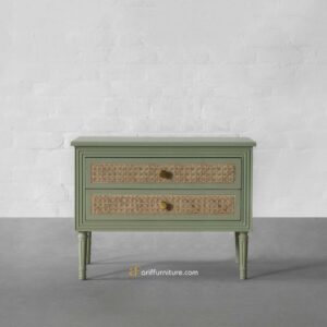 Meja Nakas Klasik 2 Laci Modern Design Terbaru