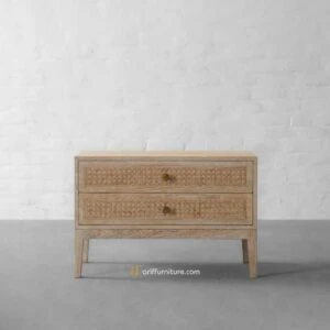 Meja Nakas Minimalis Serbaguna Kayu Jati Rustic