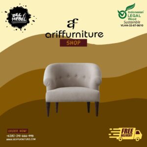 Sofa 1 Seater Minimalis Eropa Modern Design
