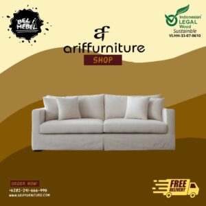 Sofa 2 Seater Minimalis Terbaru Ruang Tamu