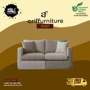 Sofa Modern Ruang Tamu 2 Seater Minimalis
