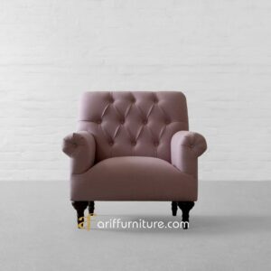 Sofa Syahrini Jepara Terbaru Single Kayu Jati