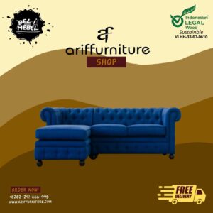 Sofa Tamu Minimalis Jati Modern Castle Terbaru