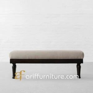 Stool Retro Jati Minimalis Model Panjang Terbaru
