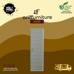 Lemari Minimalis 1 Pintu Model Terbaru Kayu