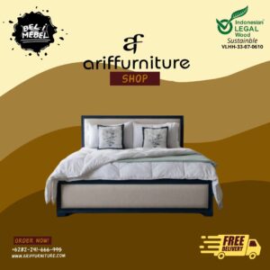 Ranjang Tempat Tidur Jok laci Modern Minimalis