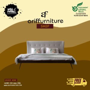 Tempat Tidur Ranjang Dipan Kayu Jati Minimalis Modern
